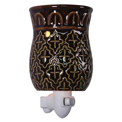 China Candle Heater / Direct Plug Oil Burner In Ceramic Wax Melt Heater for sale