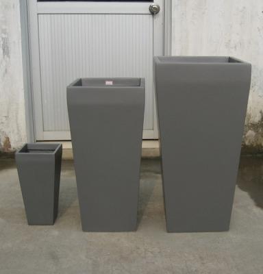 China Factory direct hot selling lightweight fiberglass planters large pots for garden and hotel decorations for sale