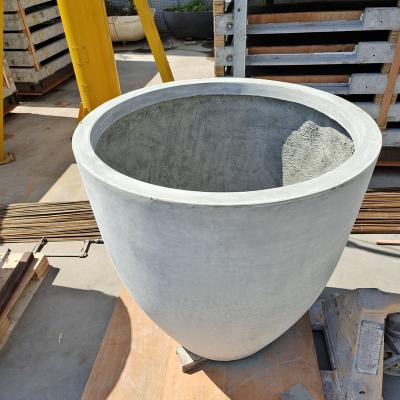 China 2022 Factory Direct Sales Fiberglass Cement Plant Corrosion Resistant High Strength Waterproof Durable Outdoor Concrete Pot Great For Project for sale