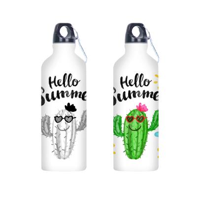 China Sustainable Luxury Amazing Custom Logo Color Changing GYM Water Tumbler Aluminum Sport Water Bottle BPA Free for sale