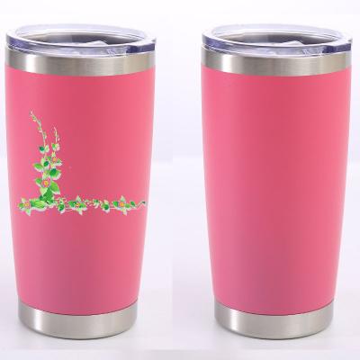 China 50pcs MOQ 20oz Logo Wall Double Wall Thermal Insulated Mug Customized Disposable Stainless Steel Cup Tumbler for sale