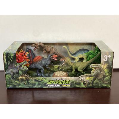 China Exquisite hand print color novel and interesting unique design hot and interesting children's dinosaur toys plastic toys for sale