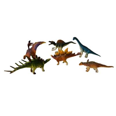 China Zoo Animal Toys Hot Selling Customized Early Educational Fun Children's Dinosaur Set Small Plastic Toys for sale