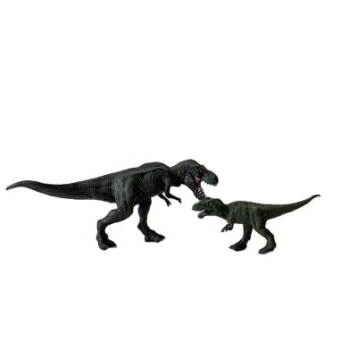 China Jurassic Simulation Exquisite Soft Rubber Oversize Animal Model Dinosaur Rex Tyrannosaurus Toy Dinosaur Color Printing Hand Plastic Boy for sale