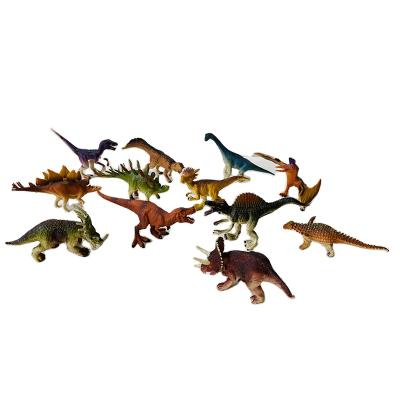 China Hot-selling Exquisite Color Unique Design Printing Hand Dinosaur Interesting Toy Small Plastic Toy for sale