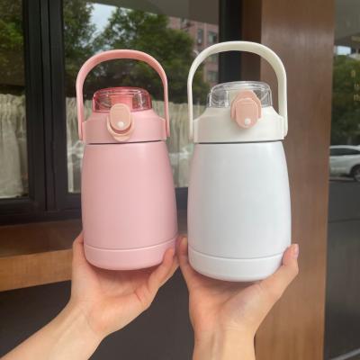 China Flypeak New Design 1000ml Kids Stainless Steel Water Bottles School Viable Portable Insulated Cute Water Bottle For Kids for sale