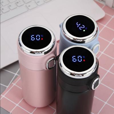 China New Flypeak Sustainable Insulated Led Water Bottle Temperature Stainless Steel Led Smart Water Bottle With Led Temperature Display for sale