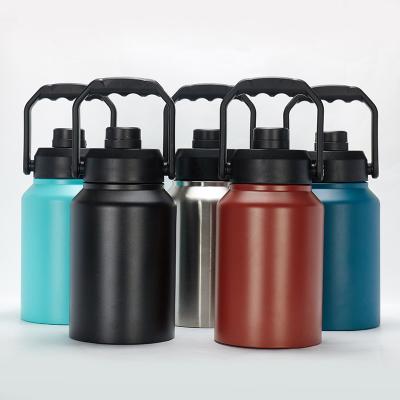 China Wholesale Viable Double Wall Stainless Steel 2000ml Vacuum Rise Flypeak Sport Water Bottle Outdoor Flask Flask for sale