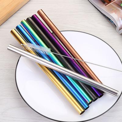 China New Eco-Friendly Disposable Metal Straws Reusable Flypeak Straw Stainless Steel Heart Drinking Straw for sale