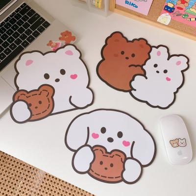 China Korean Cute Little Computer Student Cartoon Heart Girl W&G Version Office Student Creative Table Mouse Non-slip Mat for sale