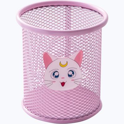 China Stationery Multifunctional Kawaii Stationery Storage Organizer W&G Pen Holder Cup Ins Creative Desktop Stationery Desk Cup Organizer for sale