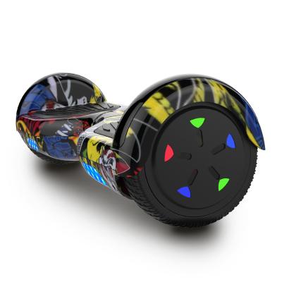 China Bluetooth speaker +led lights 2020 new wholesale 6.5 inch panel electric scooter balance car hover board for sale