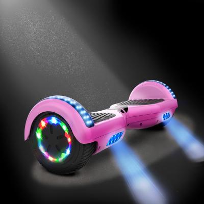 China Bluetooth speaker +led lights pink panel two wheel best hover electric balance car wholesale for sale