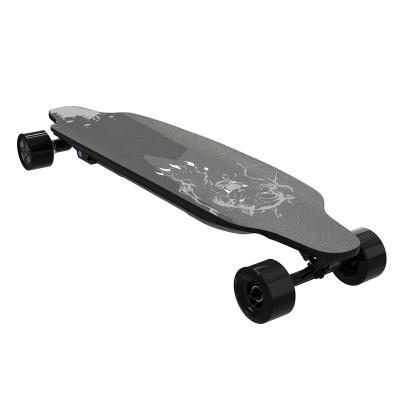 China Newest 4 Wheel Electric Scooter Maple Skateboards Off Road Board 900*230mm for sale