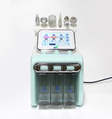 China Skin Tightening Upgraded Version Hydrogen Oxygen Small Bubble 6 In 1 Blackhead Removal Whitening Machine for sale