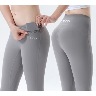 Cina Wholesale Breathable Workout Yoga Leggings For Women Fitness Custom Yoga Pants Sport Gym Yoga Leggings Women in vendita