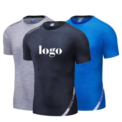 China Custom Made Anti-Wrinkle White High Quality T-shirts Printing Gym Polyester T-shirt Sports T-shirt Te koop