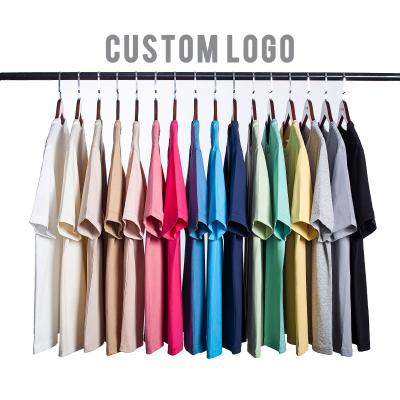 China Wholesale Anti-Wrinkle OEM Simple 100% Cotton T-shirts Plus Size Unisex T-shirt Custom Printing With Logo Sublimation Blank Mens T Shirt for sale