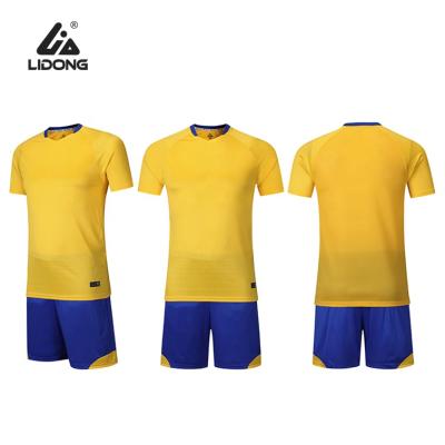 Κίνα Custom Cheap Team Wear Men Blank Full Sets Sublimation Soccer Jersey Sportswear Uniform Cheap Set προς πώληση