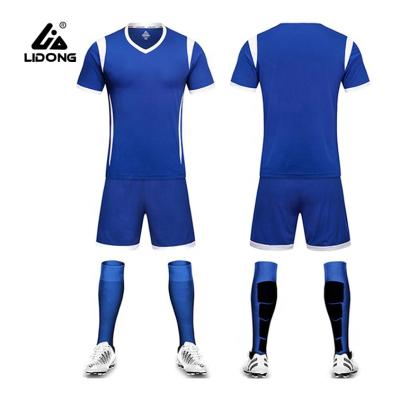 China Custom Soccer Uniform Sets Sublimation Blank Make Your Own Soccer Jerseys for sale