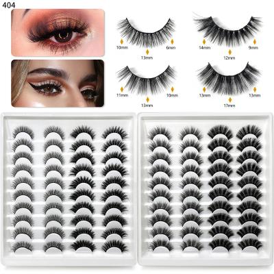 China Lengthen Grafting Effect Eyelashes Rod 3D Series Chemical Fiber 3D False Eyelashes Soft Transparent Natural Nude Makeup for sale