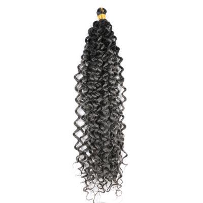 China 14inch Crochet Hair I-tip Curly Twist Braiding Hair Wholesale Crochet Hair Deep Wave Water Wave for sale