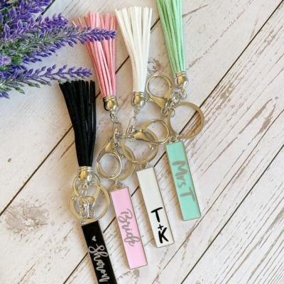 China Cheap Custom Enamel Tassel Enamel Cute Antique Imitation Metal Personalized Key Chain Manufacturer Supply for sale