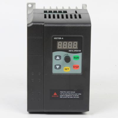 China Low Price AC 220V Single Phase To Triple Phase 220V 0.4KW Inverter For AC Asynchronous Motor 155*100*150 for sale