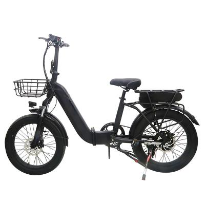 China New Design Aluminum Alloy Cheap Electric Bicycle China 20Inch City Bike Folding Fat Tire 10Ah Electric Bicycle Motorcycle for sale