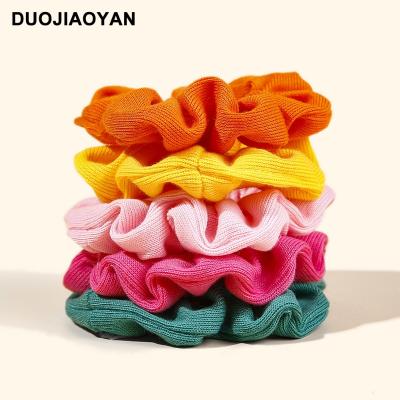 China Fashion Bohemia Xiao Fay Autumn New Candy Color Cloth elastic ribbon internet celebrity ft3 classic tops fashionable same style solid color scrunchies for sale