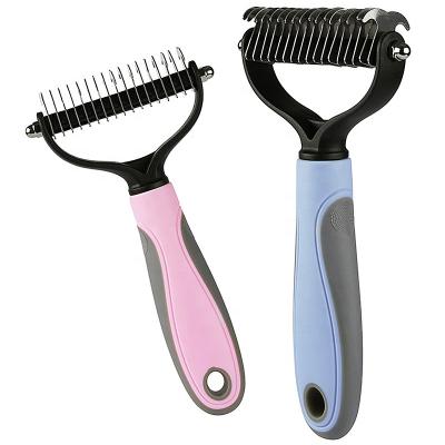 China L and S Size Viable Drop Shipping Pet Hair Grooming Brush Dog Hair Comb Cleaning Deshedding Tools Pet Knot Comb for sale