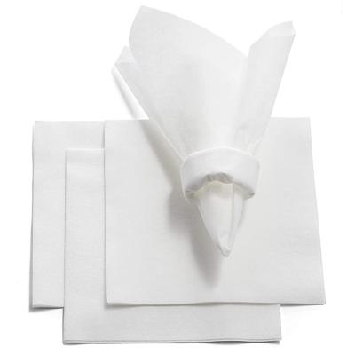 China 100% Ultra Soft Absorbent Wooden White Disposable Virgin Paper Napkins Lunch Napkins 500 Sheets Per Pack for sale