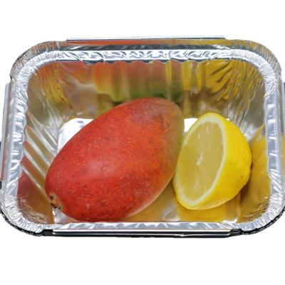 China All Kinds Of Tray Food Grade Aluminum Foil Disposable Fruit Food Aluminum Foil Custom Normal Cake Pan for sale