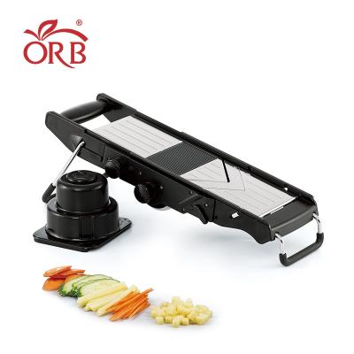 China Viable Stainless Steel Adjustable Mandoline Vegetable Food Cleaver for sale