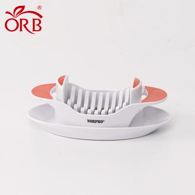 China Free Sample Viable Manual Fruit Cutter Plastic Vegetable Tomato Slicer Tomato Cutter for sale