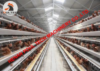 China Poultry Farm Hot Galvanized Battery Laying Egg Chicken Cage Coop with 90-200 Birds for sale