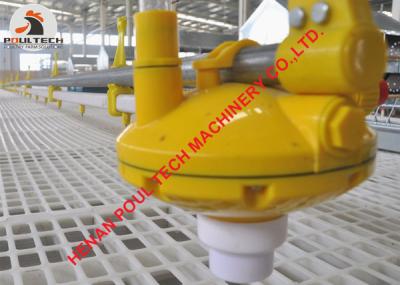 China Sudan Poultry Farm Automatic Nipple Drinker Line & Feeding Pan Line for Broiler Chicken Floor Raising in Chicken Shed for sale