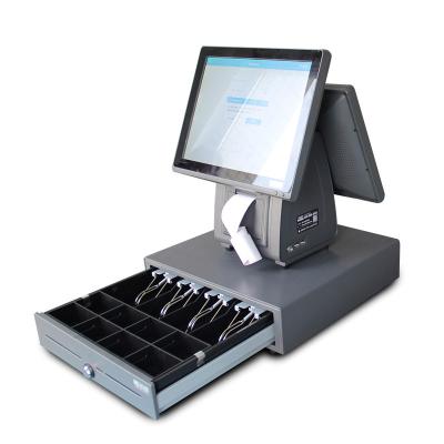 China Shops 2022 New Design Window Cash Register Touch Screen Windows All In One POS PC Suit For Store Mall for sale