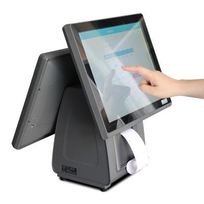 China Shops A Whole Set Of 15 Inch Touch Screen POS All In One Cash Register POS System Machine for sale