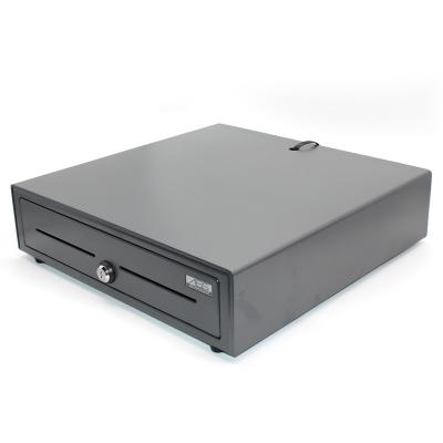 China ABS-ER4141 Metal Supermarket Cash Locked 5 Position Note 8 Coin 3 Position Key Lock Cash Drawer for sale