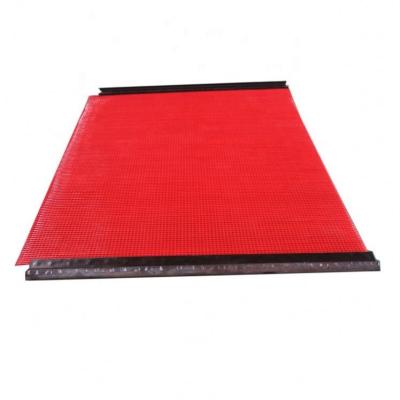 China Ore Plant Tensioned Net PU Screen Mesh Polyurethane Mesh Polyurethane Screen Mesh for sale