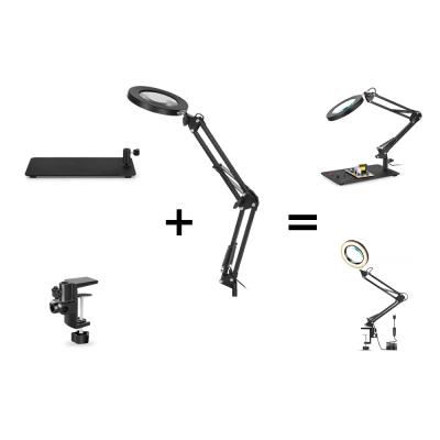 China Protect Eyes Amazon MAIXI N-1PC-S Stepless Dimmable Integrated Control Speed ​​Flexible Swivel Arms USB Table Lamp for sale