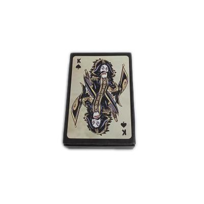 China Entertainment High Quality Design Core Solitaire Solitaire Game Card Innovative Unique Black Playing Cards for sale