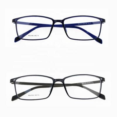 China Shenzhen factory TR 90 mixed color temple optical glasses optical glasses frame comfortable and soft eyewear optical frame for sale