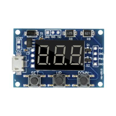 China 2 Channel Independent Dual Way PWM Generator Digital LED Duty Cycle Pulse Frequency Board Module 5-30V/US Power 5V 3 Months From DM 011618 for sale