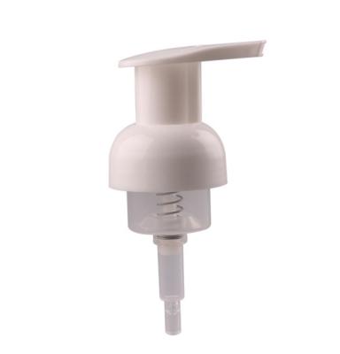 China Wholesale Non Spill 40/410 Inside Spring Plastic Rich Bubble Foam Pump Dispenser For Facial Cleanser for sale