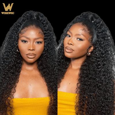 China Wholesale Curly HD Curly Transparent Lace Wig Seller,Unprocessed Real Virgin Human Hair Brazilian Lace Front Wigs For Black Women for sale