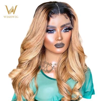 China Body Wave 13X6 Hd Sheer Preplucked Yaki Deep Curly Body Wave Straight 100 Percent Hair Red Lace Frontal Wigs for sale