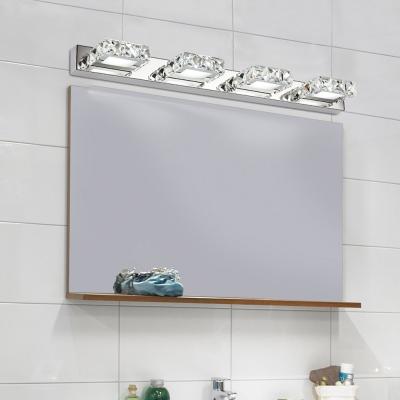 China 12W Warm White LED Bathroom Crystal Mirror Light for sale