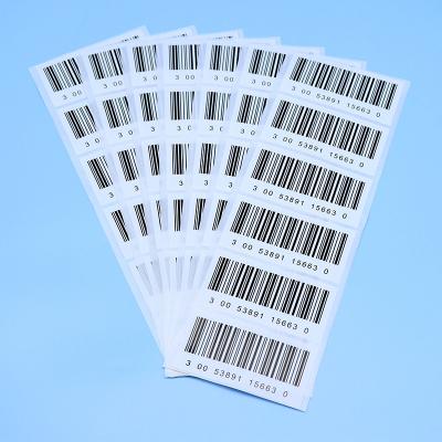 China Heat Sensitive Wholesale Custom Product Stickers Heat Sensitive Paper Barcode Sticker Vinyl Label Packaging White Stickers for sale